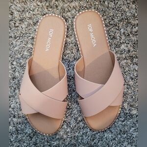 Top Moda Blush Pink Sandals